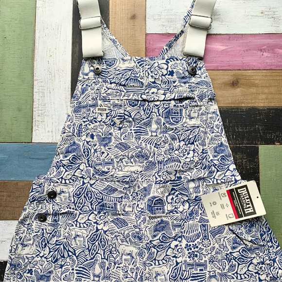NWT Duluth Small x31L Heirloom Gardening Bib Overalls Farm Toile Garden Outdoors - Picture 3 of 10